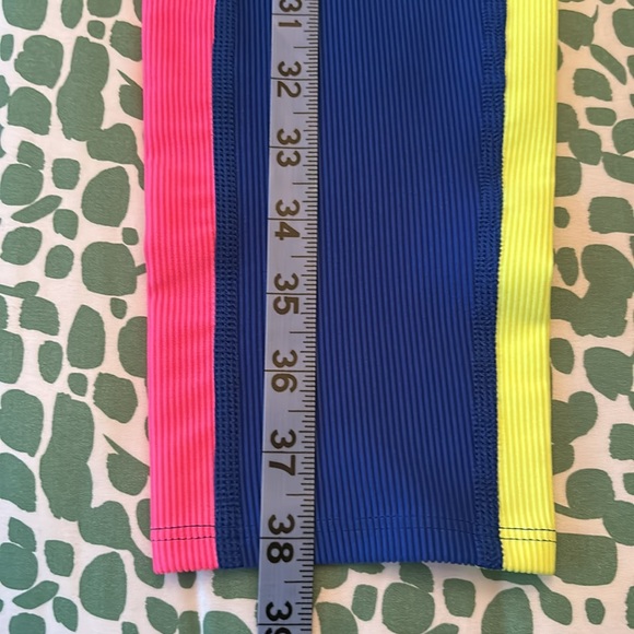 NWT Beach Riot Color Block Neon Ribbed Leggings - Picture 11 of 13